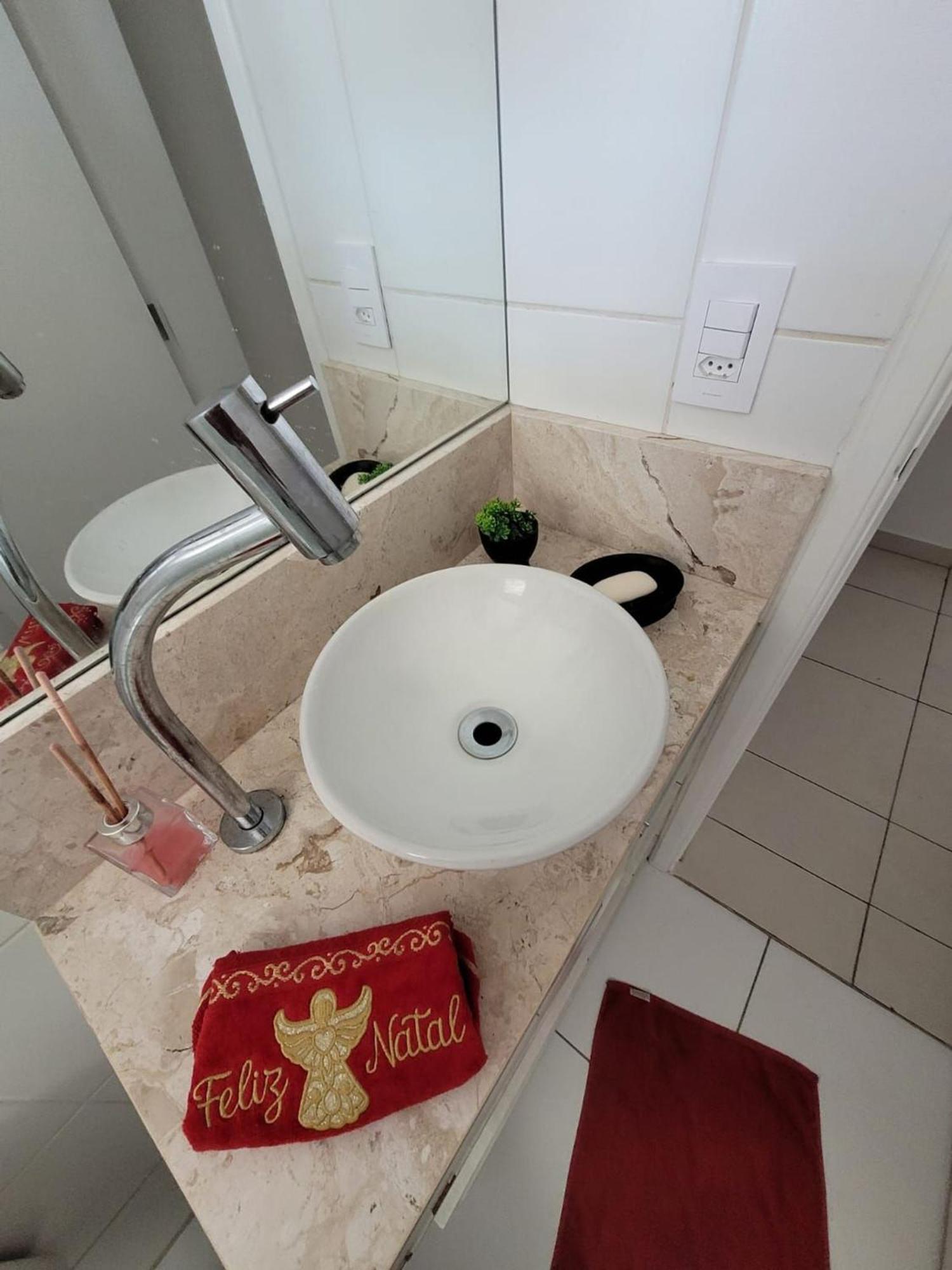 Vista Mar - Varanda Gourmet - Portaria 24h - Da Aviação - Estacionamento Gratuito Apartamento Praia Grande (Santos)