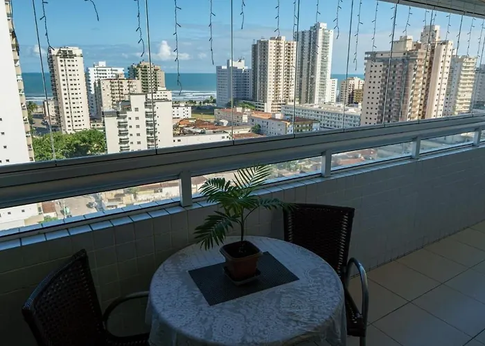 Vista Praia Mar - Aviacao - 300 Metros Da Praia - Wi Fi - Varanda Gourmet Com Churrasqueira - Estacionamento Gratuito
