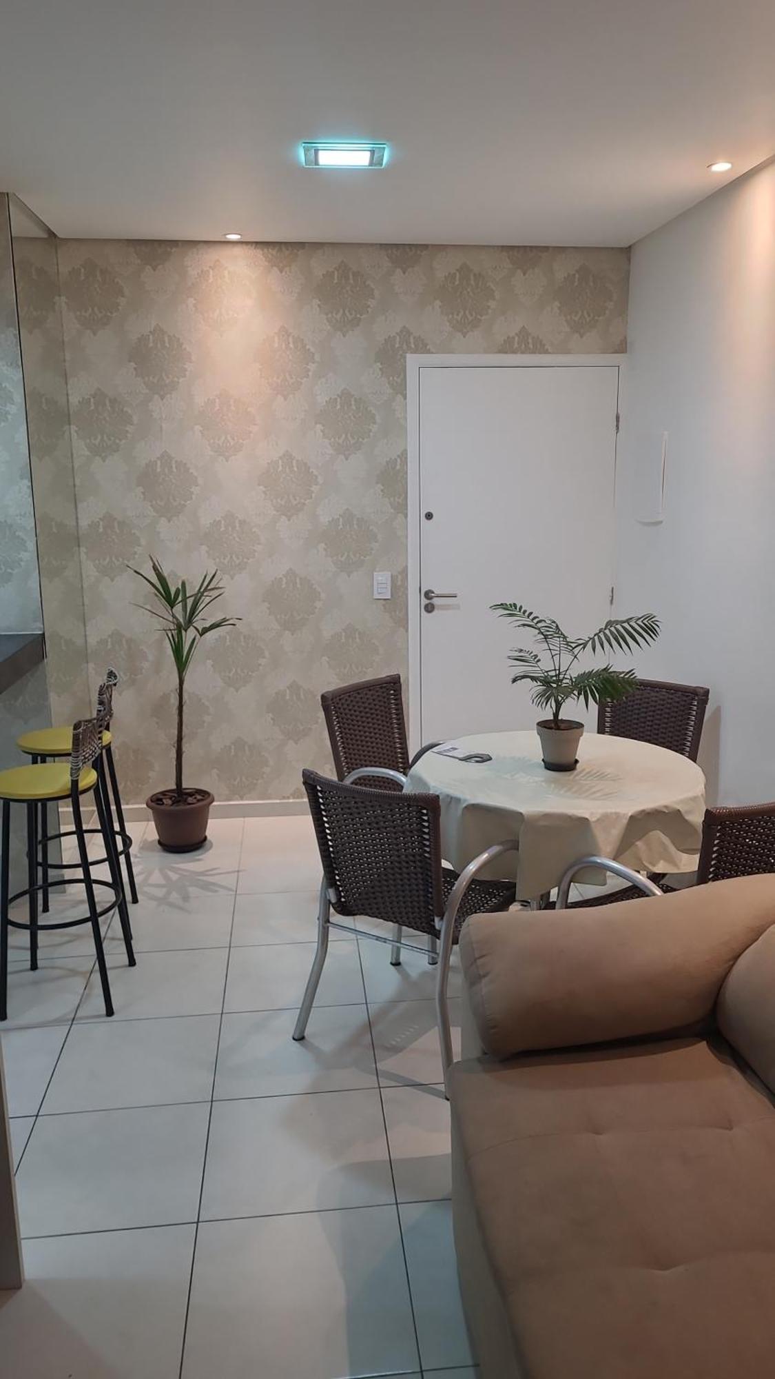 Apartment Vista Mar: Beachfront Getaway With Gourmet Balcony Praia Grande (Santos)