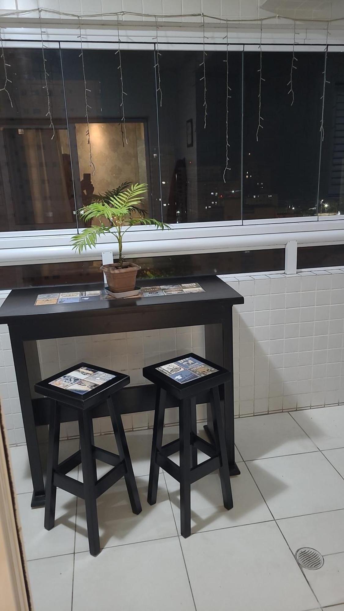 Vista Mar: Beachfront Getaway With Gourmet Balcony * Praia Grande (Santos)